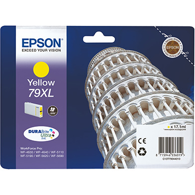 Genuine Epson T7904 Yellow xL Ink Cartridge